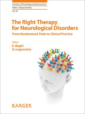 cover image of The Right Therapy for Neurological Disorders